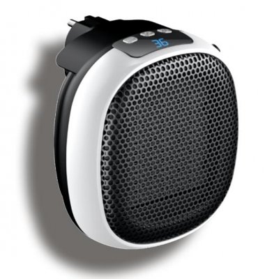 LTC Compact Värmefläkt 750W kopplas in direkt i vägguttaget