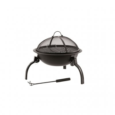 Outwell Cazal Fire Pit är en snygg grill eller eldstad som levereras med ett gnistskydd som lock.