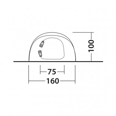 Höhe Outwell Nexion 2 Ocean.