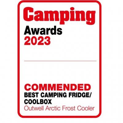 Outwell Arctic Frost wurde bei den Camping Awards 2023 als beste Camping-Gefrier-/Kühlbox ausgezeichnet.