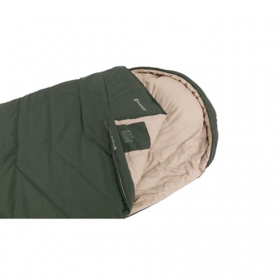Die weiche Innenseite in Kombination mit der luftigen Füllung sorgt für einen sehr daunähnlichen Komfort im Schlafsack.