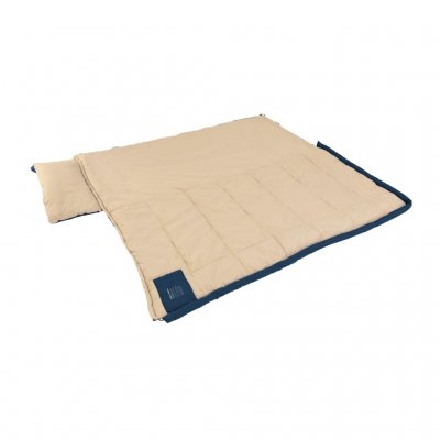 Der Schlafsack lässt sich vollständig öffnen und als Decke verwenden.