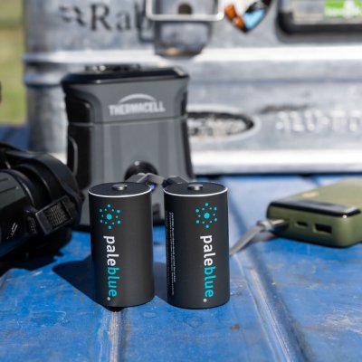 Batterier i storlek D som laddas via USB-C