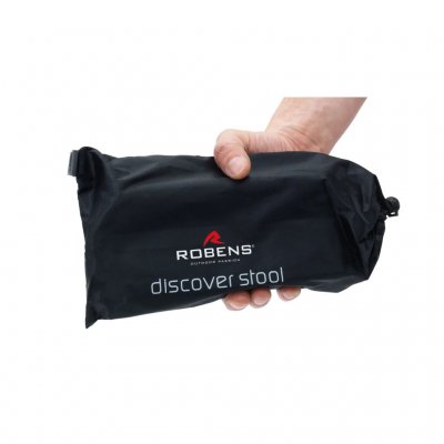 Leichter und packfreundlicher Hocker.