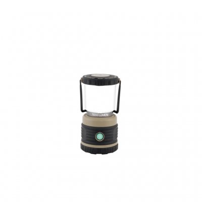 Kompakte und leistungsstarke Campinglampe mit einer Helligkeit von bis zu 1000 Lumen.