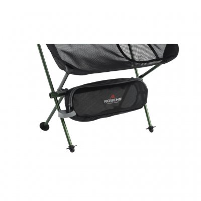 Transporttasche inklusive – kann am Stuhlgestell befestigt werden.