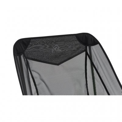 The chair has a high backrest.