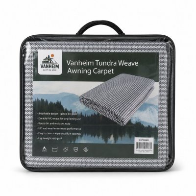 Die Zeltmatte wird in einer Tasche geliefert, für einfachen Transport und einfache Aufbewahrung.