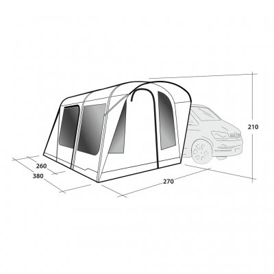 Abmessungen des Outwell Wolfburg Air