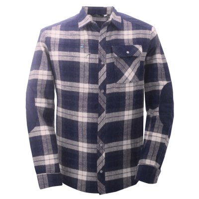 Praktisk och skön flannelskjorta från svenska 2117 tillverkad i organisk bomull och återvunnen polyester.